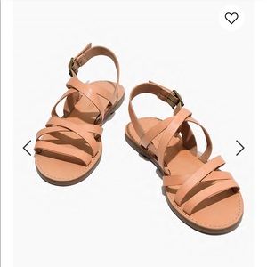 Madewell multi-strap boardwalk sandal